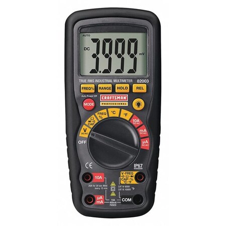 Craftsman Professional True Rms Multimeter 34-82003