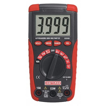 Craftsman Mini Multimeter 34-82008