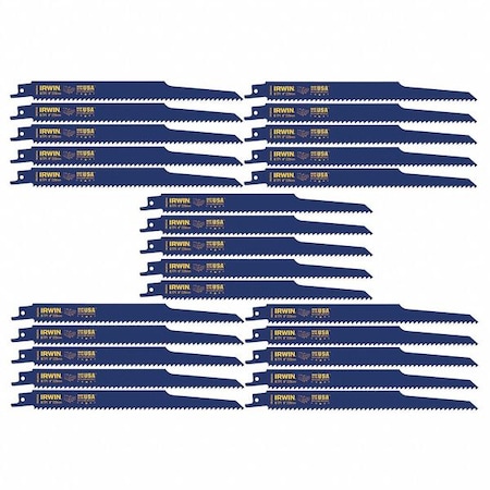 Irwin 9 in x 6 TPI Reciprocating Saw Blade, IRWIN, 1 PK 372956B