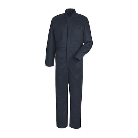 RED KAP Mens Button Front Cotton Coverall CC16NV RG 48