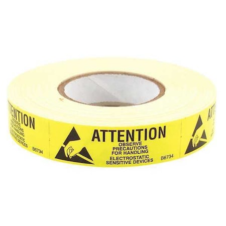 Botron Co HMIG Label, 10 in H, 14 in W, Aluminum B6734