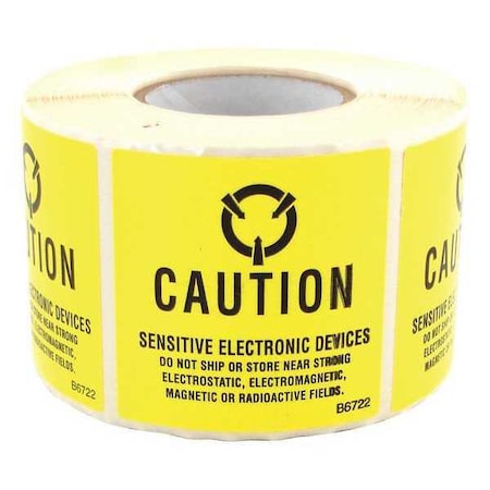 Botron Co ESD JEDC Label Roll 2inx2in B6722