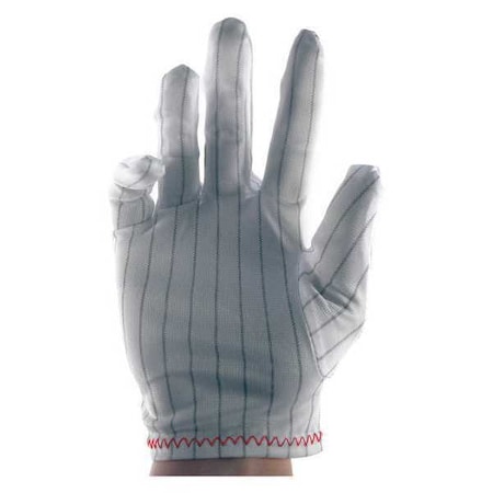 Botron Co ESD Lint Free Gloves 7in Medium, PR B6852