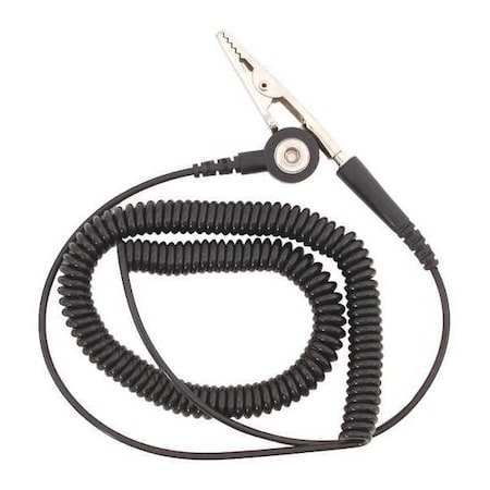 Botron Co Long Life Coil Cord, 12ft, .125in Snap B2028