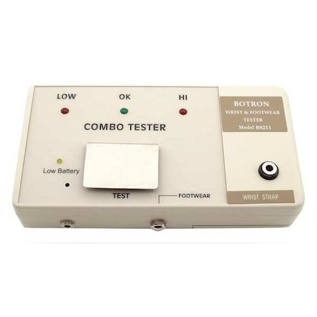 Botron Co Touch Plate Combo Wrist Strap and Footwe B8211