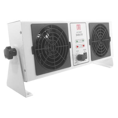 Botron Co Two Fan Benchtop Ionizer B486150