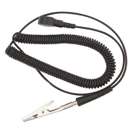 Botron Co Lightweight Coil Cord 12ft .125in Snap B2110