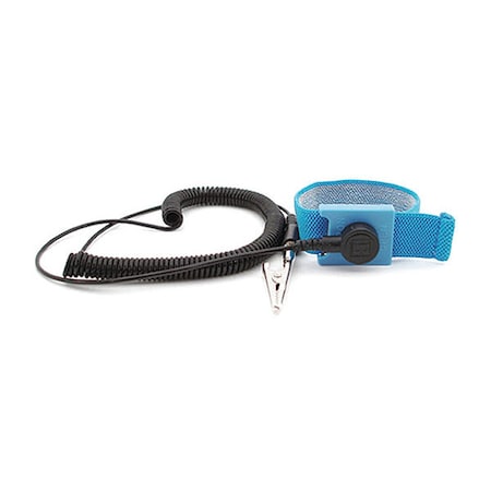 Botron Co Blue Constant Hinge Wrist Strap Set B9628