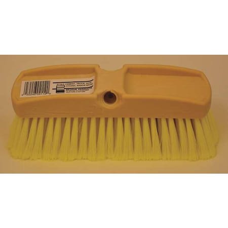 Bruske Products 10" Yellow wash , stain, brush, poly block, used threaded handle 4119-C
