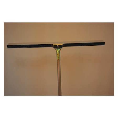 Bruske Products 30" Floor Squeegee, 60" bolt-on steel handle, straight blade 49530-C