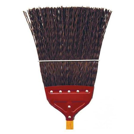 Bruske Products Brown Upright metal-capped broom, hardwood handle 5111-R