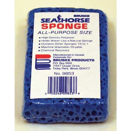 Bruske Products Sea Horse Sponge, All Purpose Size 9853-R