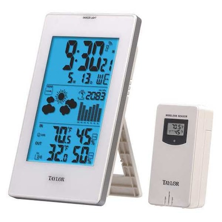 Taylor Wireless Weather Forecaster, White 1735