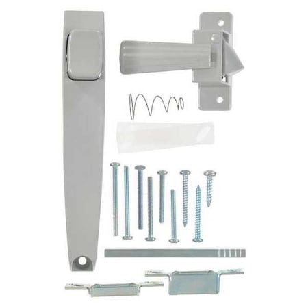 Wright Products Push Button Latch, Aluminum V333