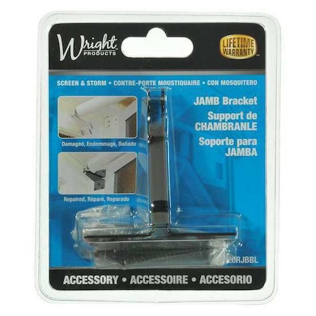 Wright Products Repair Jamb Bracket, Black V1020RJBBL