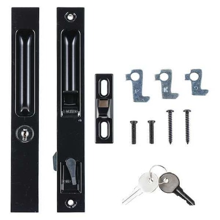 Wright Products Patio Keyed Flush Mount, Black VK1133BL