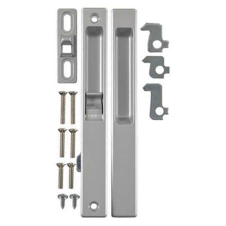 Wright Products Flush Mount Patio Door Latch, Aluminum V1195