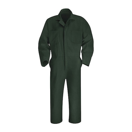 Red Kap CT10 Mns Ls Spruce Green Action Back, Cotton/Polyester, 7.25 oz Fabric Weight, Spruce Green, 3XL CT10SG RG 56