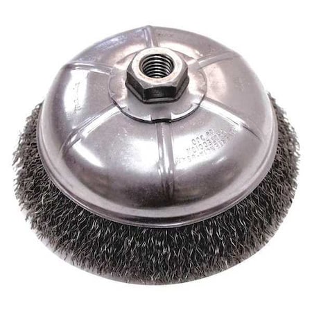 Makita 6" Crimped Wire Cup Brush, 5/8"-11 A-98413
