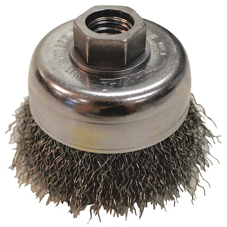 Makita 3" Crimped Wire Cup Brush, 5/8"-11 A-98398