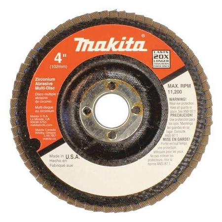 Makita Multi-Disc, 4" x 5/8", No.120, PK10 741813-B-10