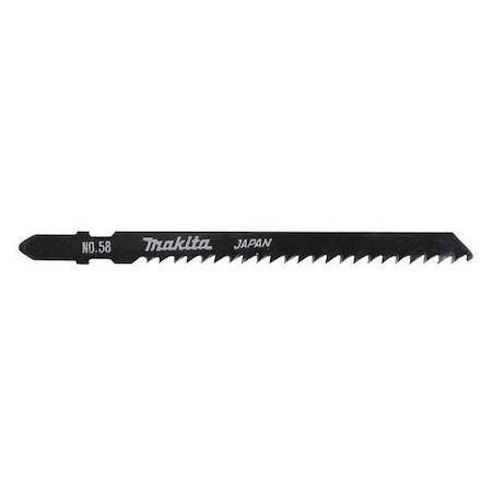 Makita Jig Saw Blade, T Shank, HCS, 4-1/8" x 8TPI, 5/pk 792429-1