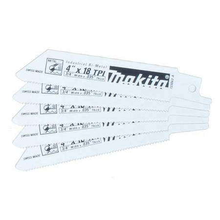 Makita 4 in x 18 TPI Reciprocating Saw Blade, MAKITA, 1 PK 723063-A-5