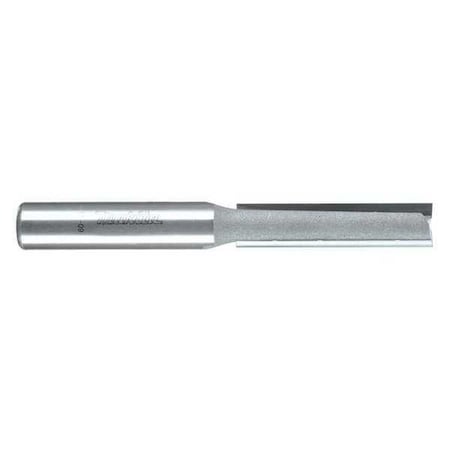 Makita 1/2" Straight, 2 Flute, Carbide-Tipped Router Bit, 1/2" Shank, 1" Cut 733252-A