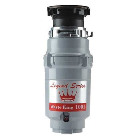 Waste King Legend Garbage Disposer, EZ Mount, 1/2 HP 1001
