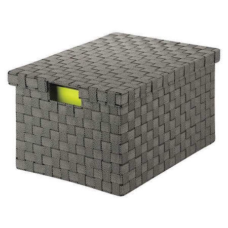 Honey-Can-Do Large Woven File Box, SaltPepper OFC-03703