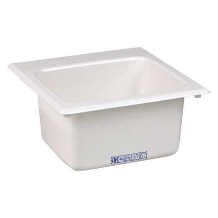 Mustee Bar Sink, 15inx15in, White 20