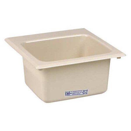 Mustee Bar Sink, 15inx15in, Bone 20BN
