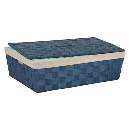Honey-Can-Do Paper Rope Underbed Basket, Blue STO-03736