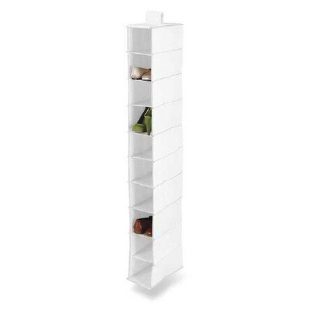 Honey-Can-Do Hanging Shoe Organizer, 10 Shelf, White SFT-01240
