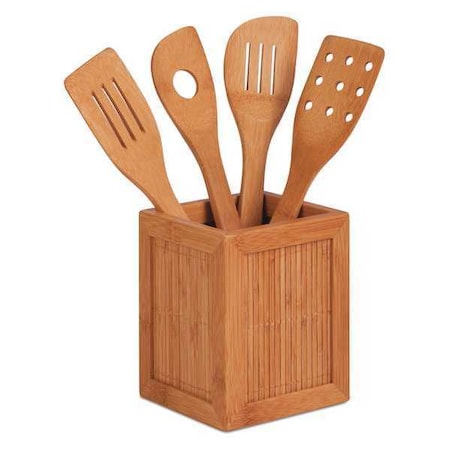 Honey-Can-Do Bamboo Utensils And Kitchen Caddy KCH-01080