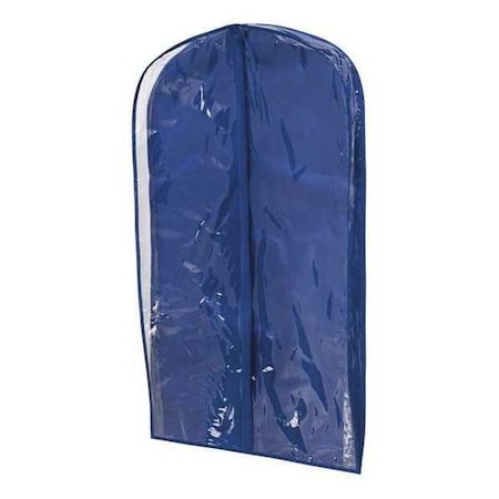 Honey-Can-Do Suit Bag, 2PK, Navy/Clear SFTZ01279
