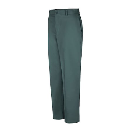 Red Kap Men's Cotton Work Pant, 35 in, Spruce Green, Cotton PC20SG 38 32