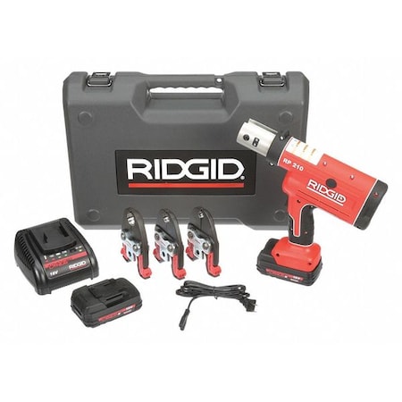Ridgid Pressing Tool Kit, w/Pureflow Jaws 31038