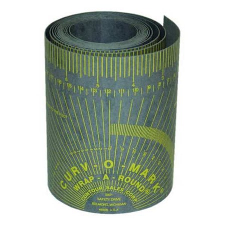 Jackson Safety 6 ft. Wrap-a-Round/Diameter Tape Measures, 3-7/8" Blade 14764