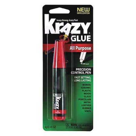 Krazy Glue Epoxy Adhesive, Silver, Syringe KG82948MR