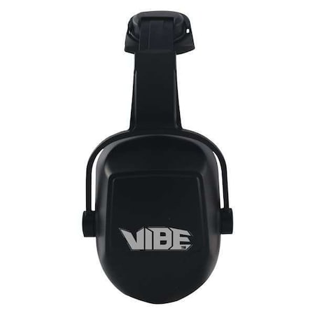 Jackson Safety H70 Vibe Hard Hat Mounted Ear Muffs, 27 dB NRR, Passive, Black 20778