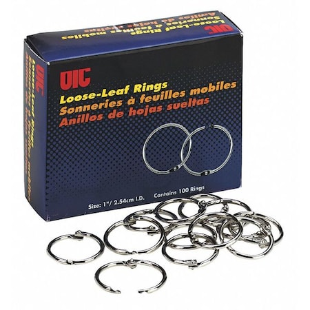 Officemate 1" Officemate Book Rings, Pk100 99701