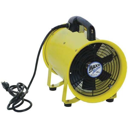 MAXX AIR Cylinder Fan, Air Circulator, Axial Fan, Blower Exhaust Fan 8" Non-Oscillating, 120 V, 900 CFM HVHF 08 FAN UPS