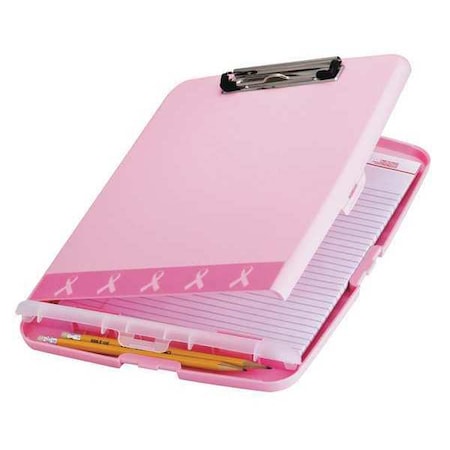 Officemate Breast Cancer Awareness Clipboard Box, Pink 08925