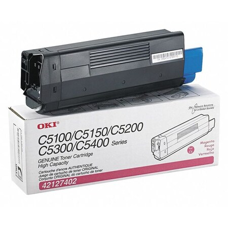 Oki High-YieldToner, 5000Pg-Yield, Magenta 42127402