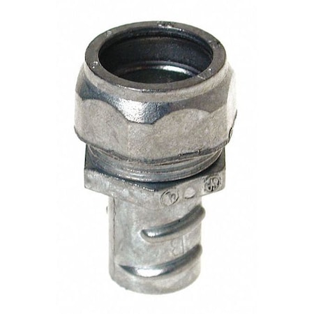 Raco EMT Coupling, 1 in, Compression, Die Cast Zinc, Zinc Plated 1484