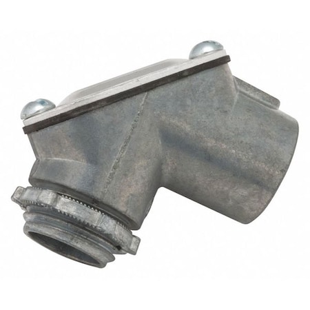 Raco IMC Connector, 3/4 in, Threaded, Zinc, Zinc Plated, Silver 2663