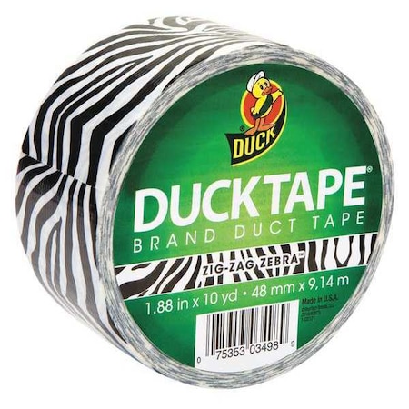 Duck Brand Duct Tape, Zebra, 10 yd. 1398132