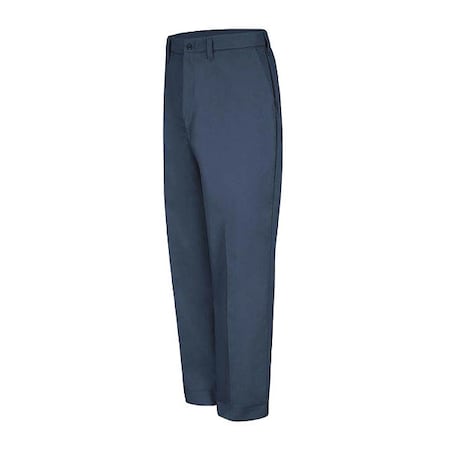 Red Kap Men's Workpant, 34, Navy, Cotton/Polyester PT10NV 34 32