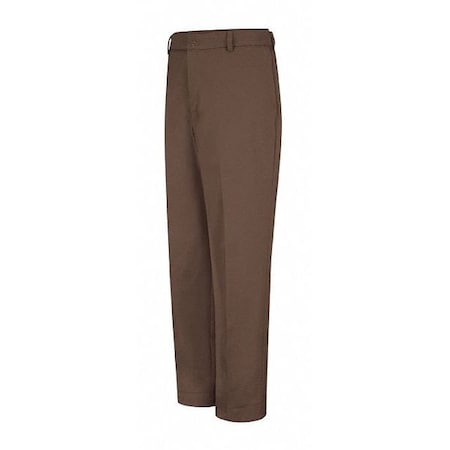 Red Kap Men's Dura Kap Work Pant, 40, Brown, Cotton/Polyester PT20BN 40 30